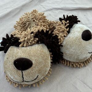 Aroma Home Brown and Tan Slippers